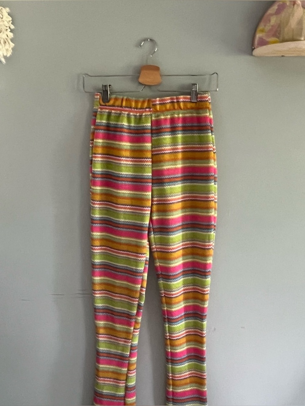Colorful Striped Knit Pants - Multicolor